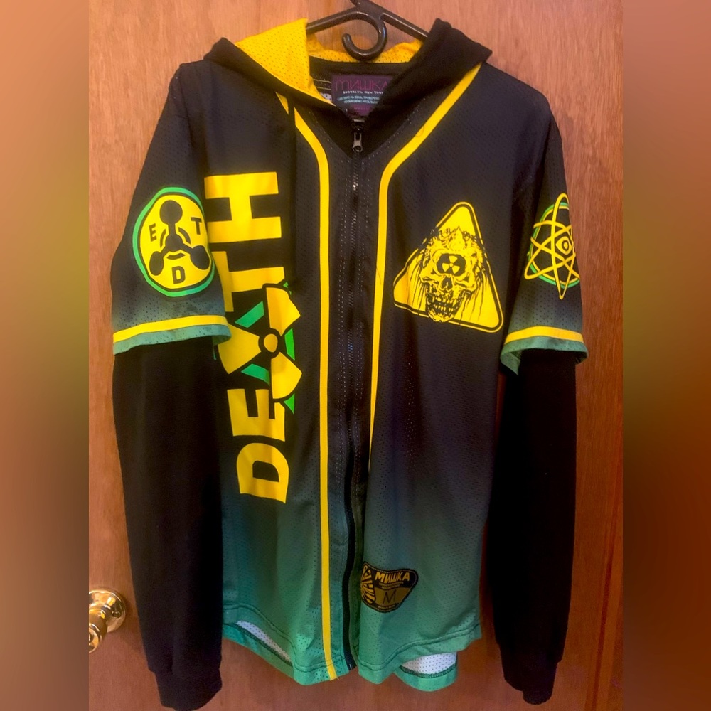 Mishka hooded jersey size M